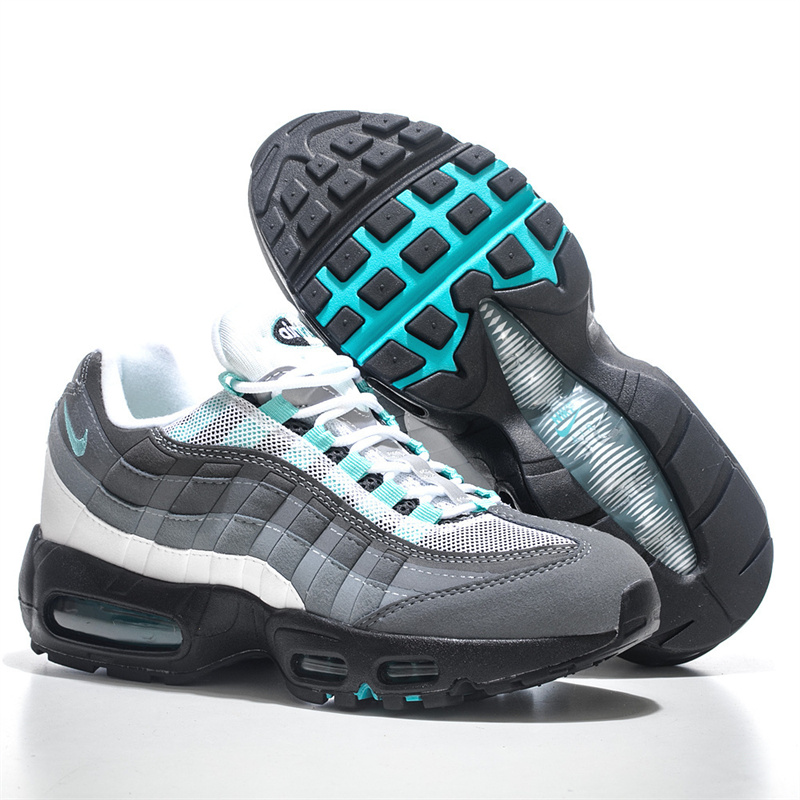 Men's Hot sale Running weapon Air Max 95 Grey/Black Shoes 091 Men's Hot sale Running weapon Air Max 95 Grey/Black Shoes 091